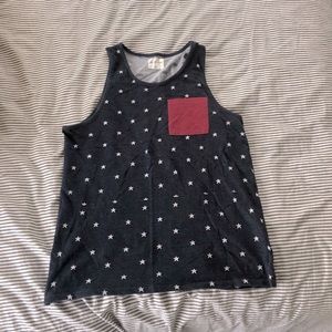 On the byas Stars and Stripes tank top